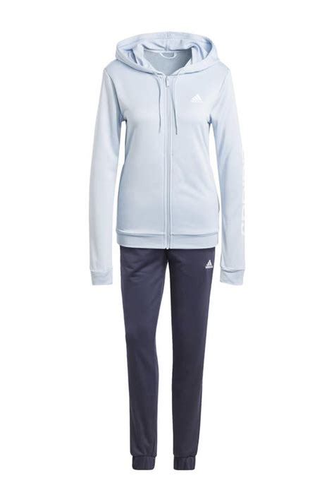 blauwe adidas pak dames|Blauwe adidas Trainingspakken voor dames online .